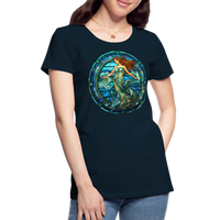 Thumbnail for Women’s Mosaic Aquarius Premium T-Shirt - deep navy