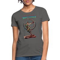 Thumbnail for Astral Sagittarius Women's T-Shirt - charcoal