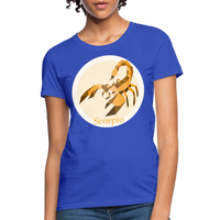 Thumbnail for Women's Mosaic Scorpio T-Shirt - royal blue