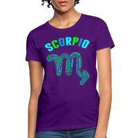 Thumbnail for Women's Power Words Scorpio T-Shirt - purple