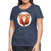 Thumbnail for Women’s Symbol Aries Premium T-Shirt - heather blue