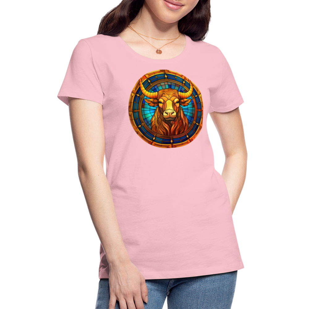 Women’s Mosaic Taurus Premium T-Shirt - pink