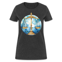 Thumbnail for Women's Mythical Libra T-Shirt - heather black