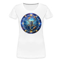 Thumbnail for Women’s Symbol Scorpio Premium T-Shirt - white