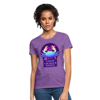 Thumbnail for Women's Neon Cancer T-Shirt - purple heather