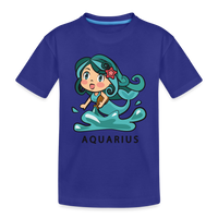 Thumbnail for Kid’s Sweet Astro Aquarius Premium Organic T-Shirt - royal blue