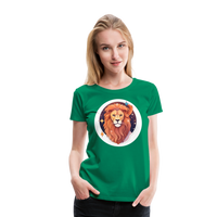 Thumbnail for Women's Symbol Leo Premium T-Shirt - kelly green