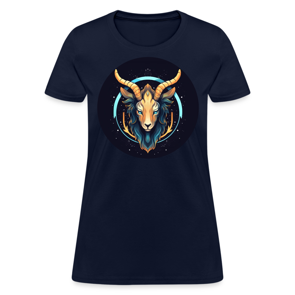 Women's Mystic Capricorn T-Shirt - navy