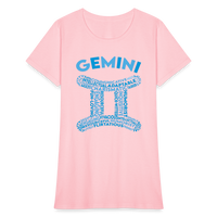 Thumbnail for Women's Power Words Gemini T-Shirt - pink