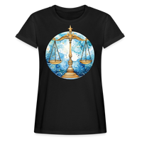 Thumbnail for Women's Mythical Libra Relaxed Fit T-Shirt - black