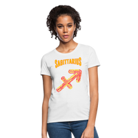 Thumbnail for Women's Power Words Sagittarius T-Shirt - white