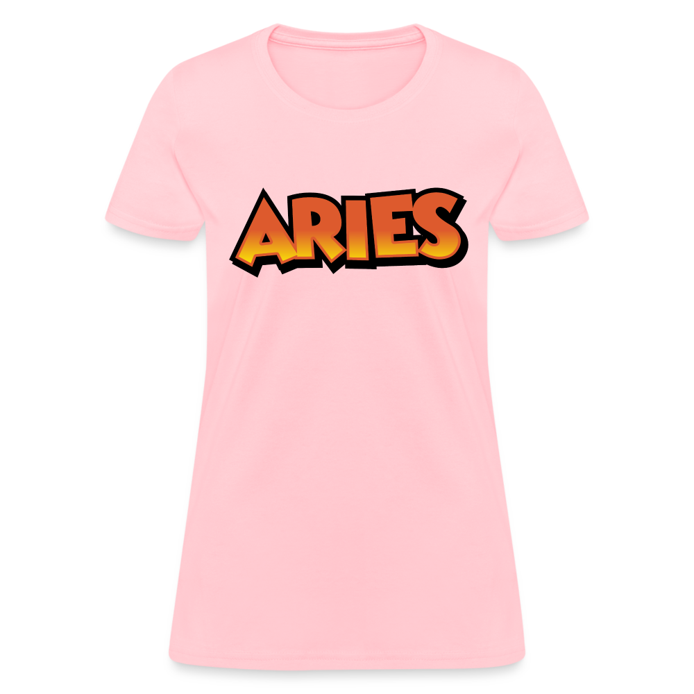 Women's Aries New Design T-Shirt - pink