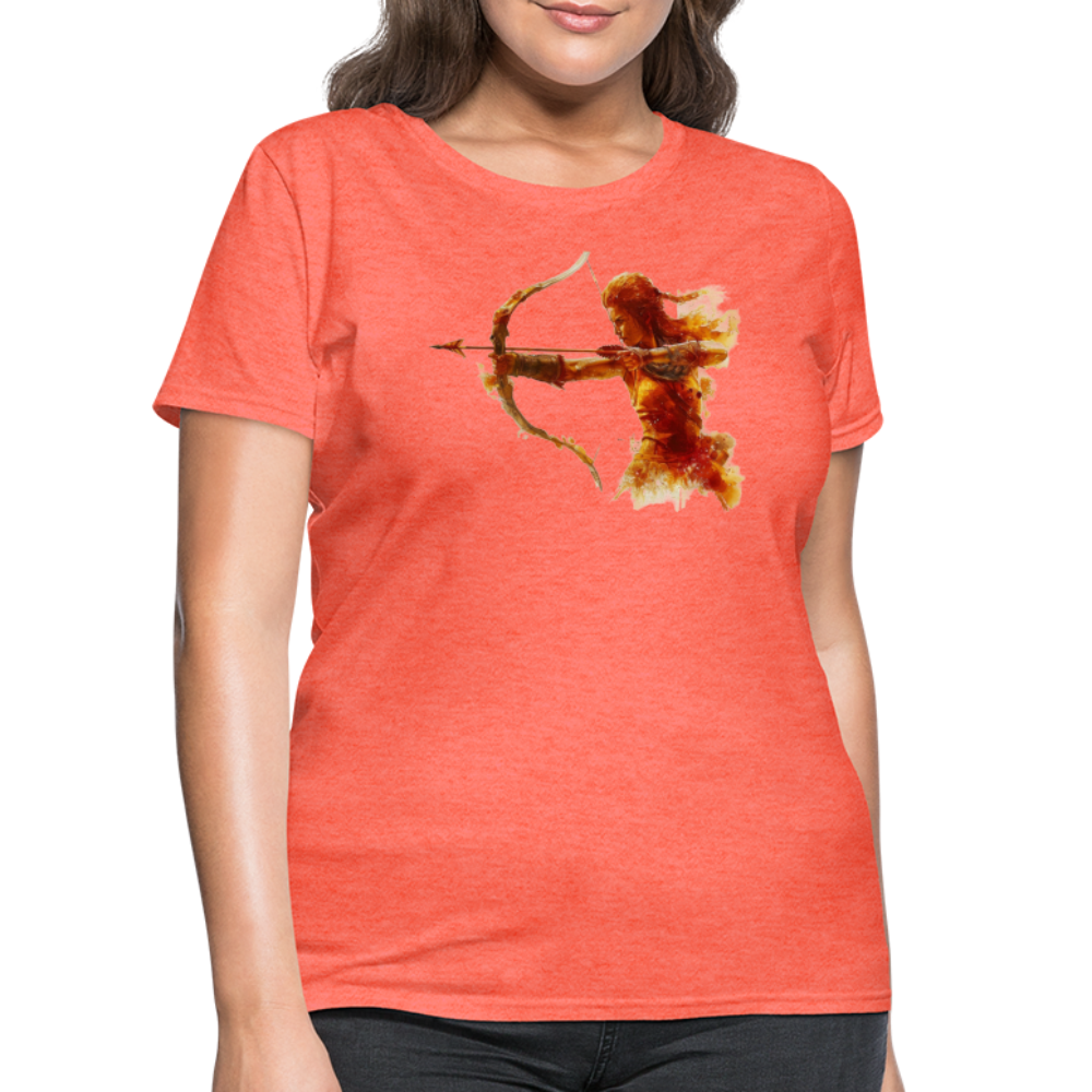 Women's Mythical Sagittarius T-Shirt - heather coral