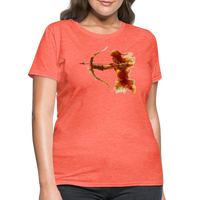 Thumbnail for Women's Mythical Sagittarius T-Shirt - heather coral