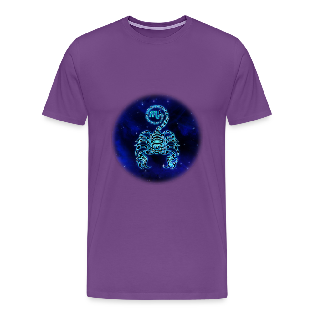 Men's Scorpio Premium T-Shirt - purple