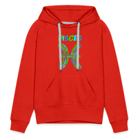 Thumbnail for Women's Power Words Pisces Premium Hoodie - red