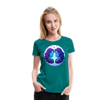 Thumbnail for Women’s Magic Gemini Premium T-Shirt - teal