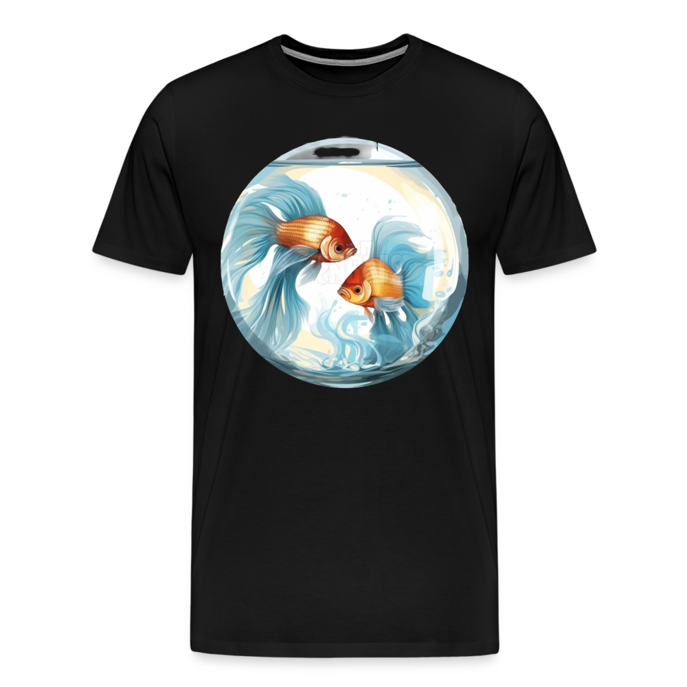 Men's Mythical Pisces Premium T-Shirt - black