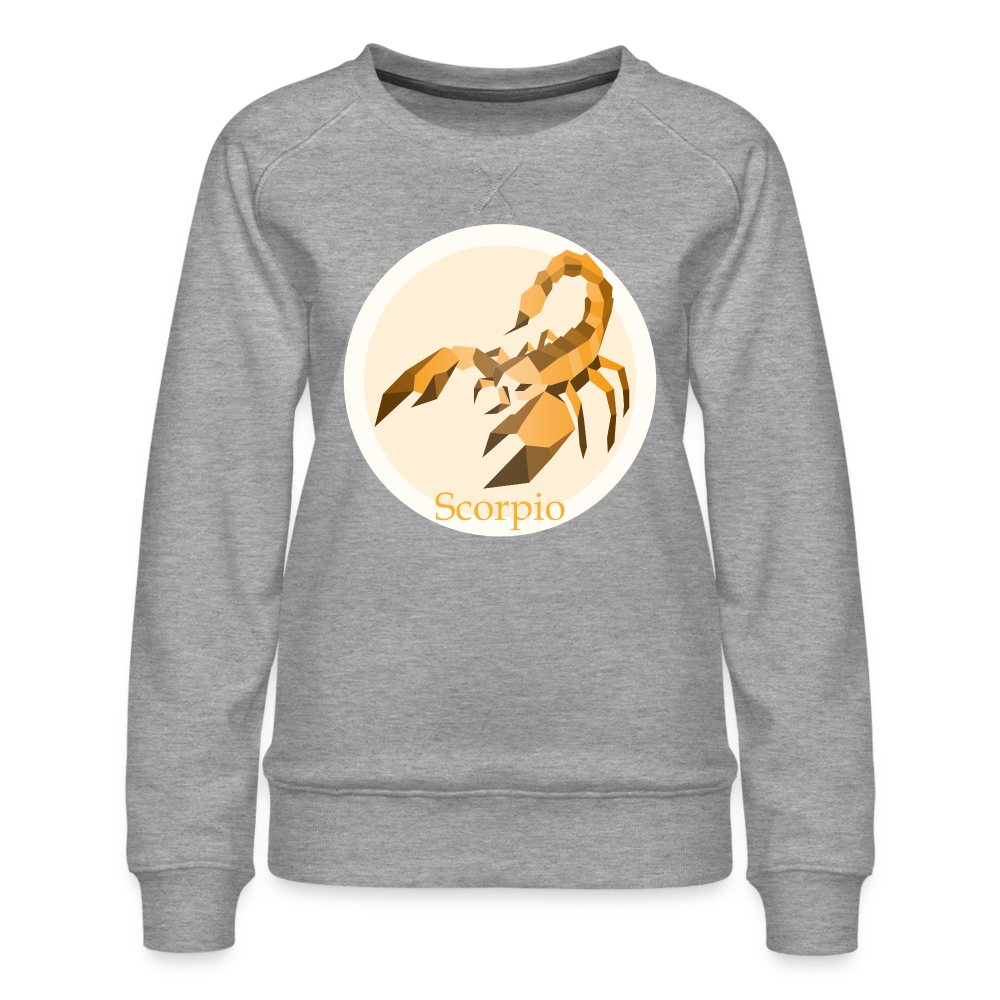 Women’s Mosaic Scorpio Premium Sweatshirt - heather grey