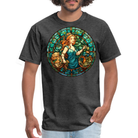 Thumbnail for Men's Mosaic Virgo Classic T-Shirt - heather black