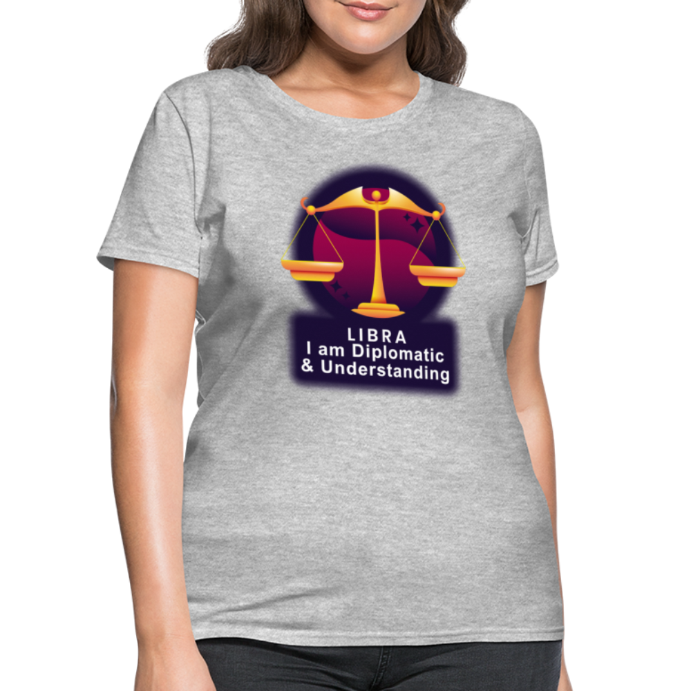 Women's Glow Libra T-Shirt - heather gray