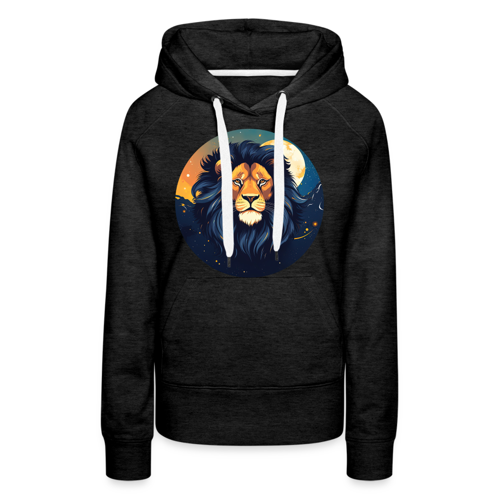 Women’s Mystic Leo Premium Hoodie - charcoal grey