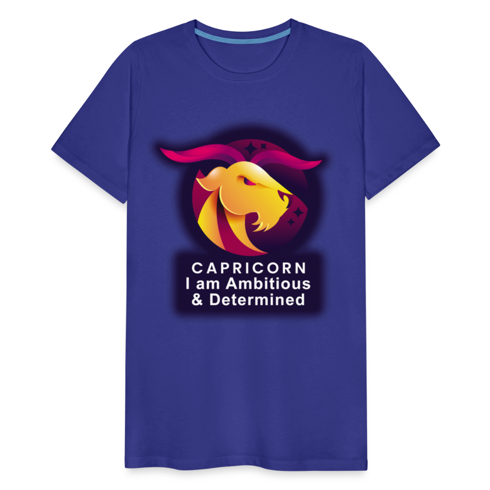 Men's Glow Capricorn Premium T-Shirt - royal blue