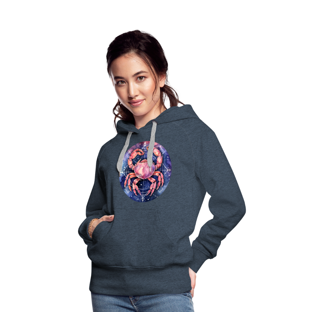 Women’s Mythical Cancer Premium Hoodie - heather denim