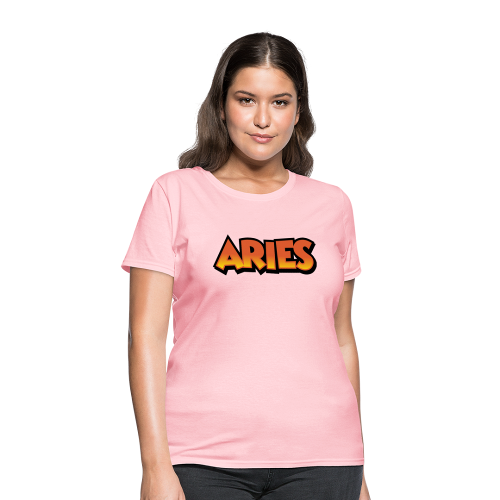 Women's Aries New Design T-Shirt - pink