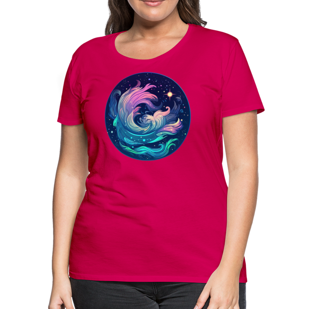 Women’s Magic Aquarius Premium T-Shirt - dark pink