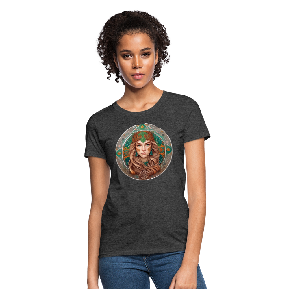 Women's Mythical Virgo T-Shirt - heather black