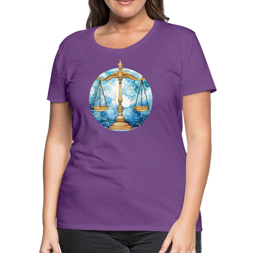 Women’sMythical Libra Premium T-Shirt - purple