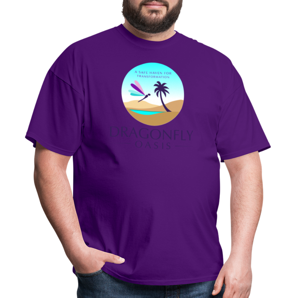 Men's Dragonfly Classic T-Shirt - purple