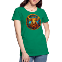 Thumbnail for Women’s Mosaic Taurus Premium T-Shirt - kelly green