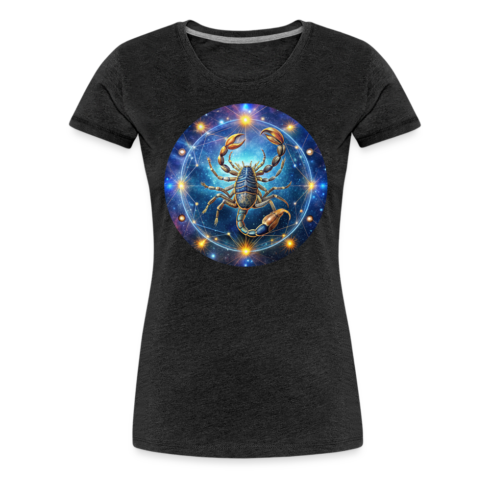 Women’s Symbol Scorpio Premium T-Shirt - charcoal grey