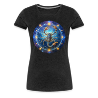 Thumbnail for Women’s Symbol Scorpio Premium T-Shirt - charcoal grey