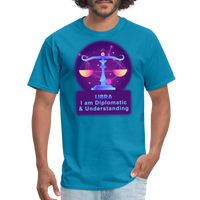 Thumbnail for Men's Neon Libra Classic T-Shirt - turquoise