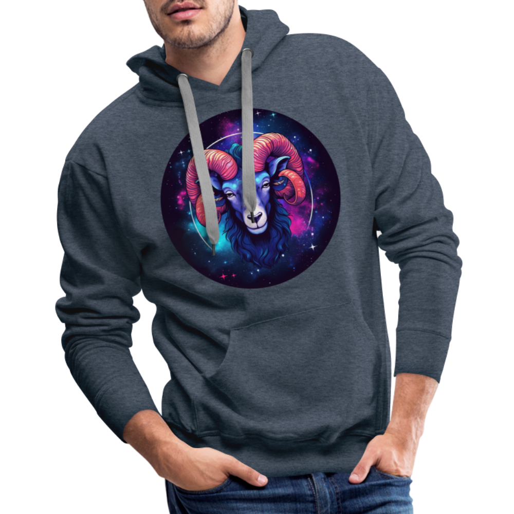 Men’s Magic Aries Premium Hoodie - heather denim