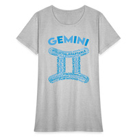 Thumbnail for Women's Power Words Gemini T-Shirt - heather gray