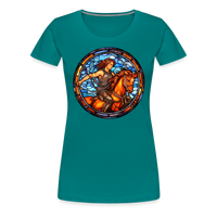 Thumbnail for Women’s Mosaic Sagittarius Premium T-Shirt - teal