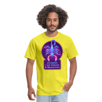 Thumbnail for Men's Neon Scorpio Classic T-Shirt - yellow