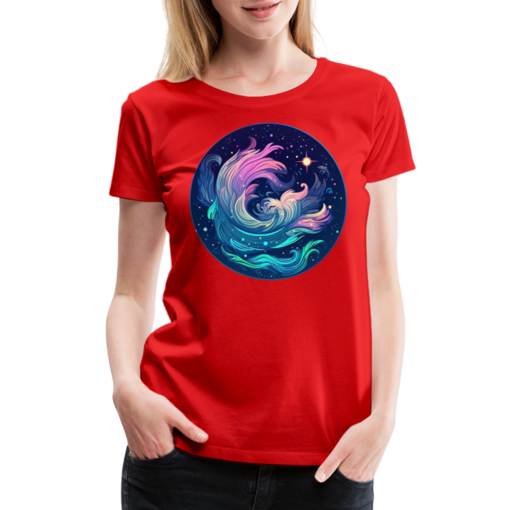 Women’s Magic Aquarius Premium T-Shirt - red