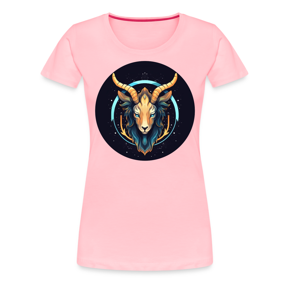 Women’s Mystic Capricorn Premium T-Shirt - pink