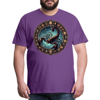 Thumbnail for Men's Mythical Scorpio Premium T-Shirt - purple