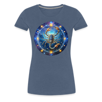 Thumbnail for Women’s Symbol Scorpio Premium T-Shirt - heather blue