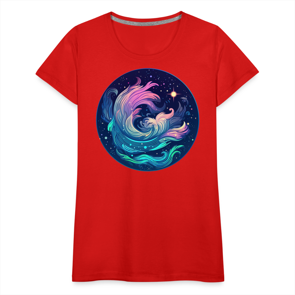 Women’s Magic Aquarius Premium T-Shirt - red