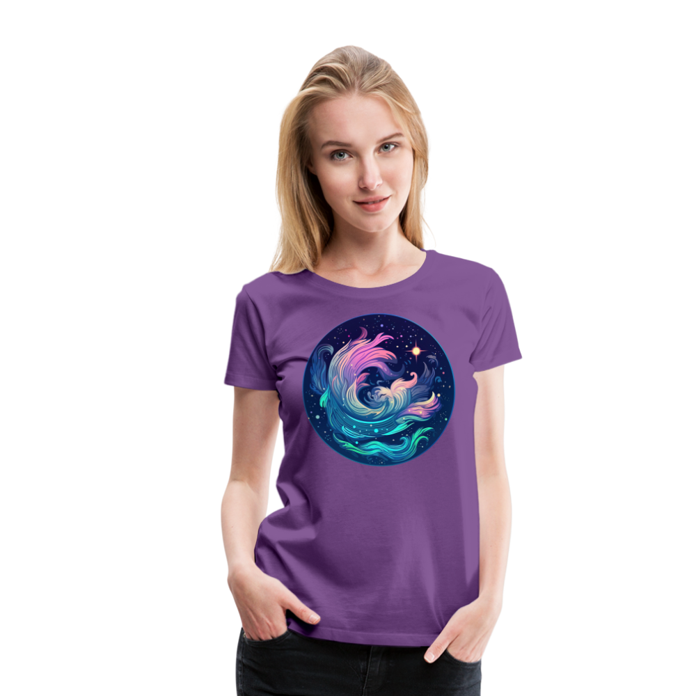 Women’s Magic Aquarius Premium T-Shirt - purple