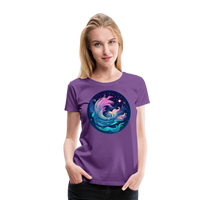 Thumbnail for Women’s Magic Aquarius Premium T-Shirt - purple