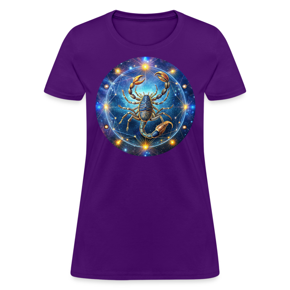 Women's Symbol Scorpio T-Shirt - purple