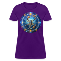 Thumbnail for Women's Symbol Scorpio T-Shirt - purple